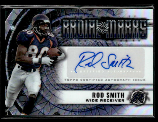 2024 Topps Resurgence #RM-RS Rod Smith Radial Marks Autographs