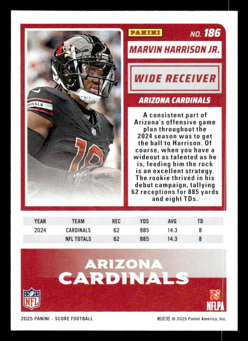 2025 Score #186 Marvin Harrison Jr.