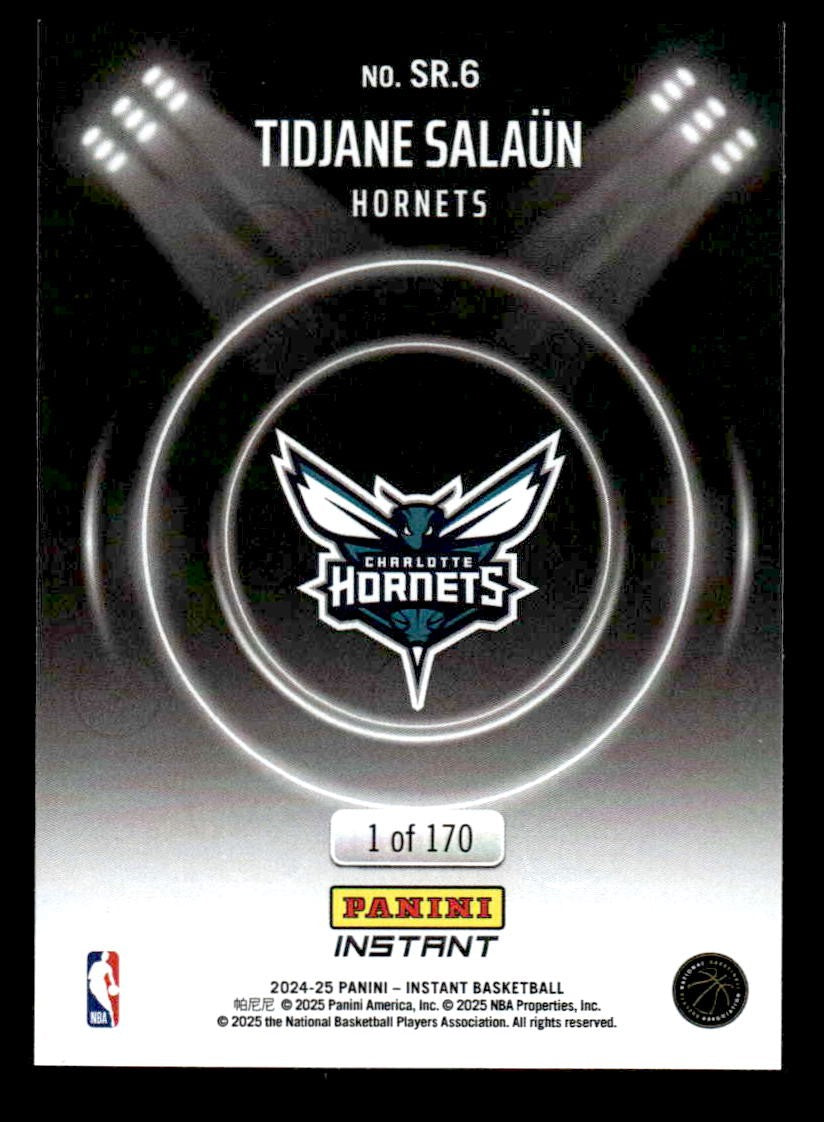 2024-25 Panini Instant NBA Spotlight Rookies #SR.6 Tidjane Salaun