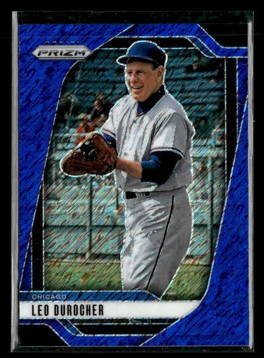 2025 Panini Prizm #201 Leo Durocher Blue Shimmer FOTL Prizm #/15