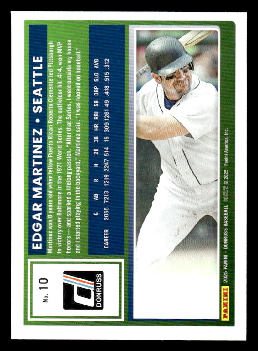 2025 Donruss #10 Edgar Martinez