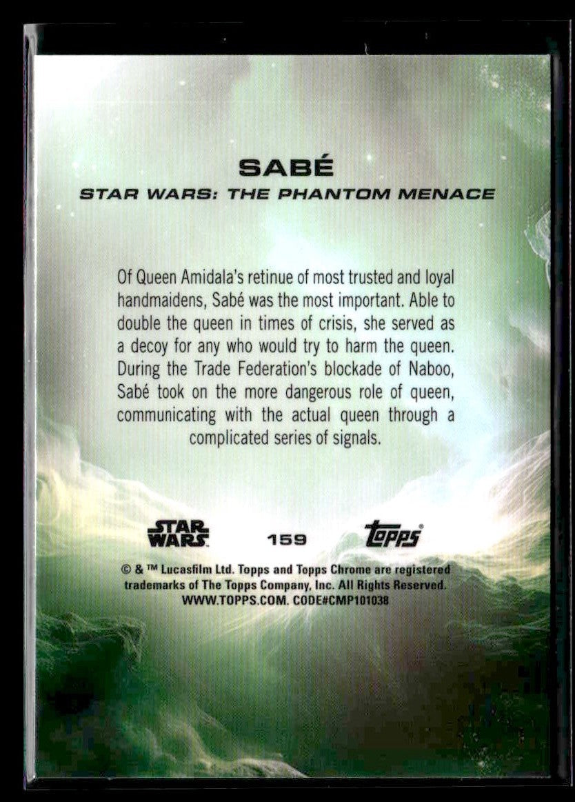 ๐ Sabรฉ โ 2025 Topps Chrome Star Wars #159 ๐