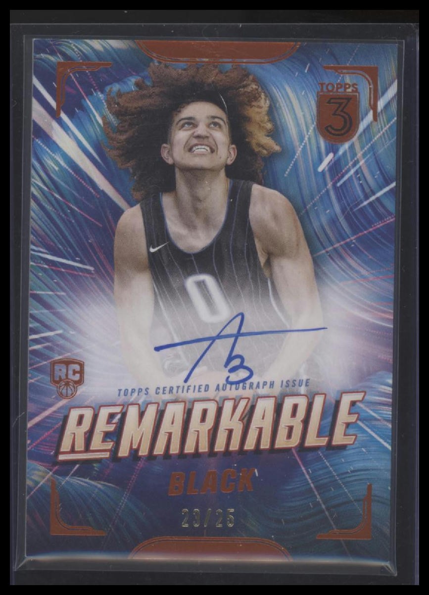 2023-24 Topps 3 #RM-AB Anthony Black Re-Markable Signatures Bronze #23/25
