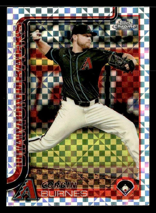 2025 Topps Chrome #17 Corbin Burnes X-Fractors