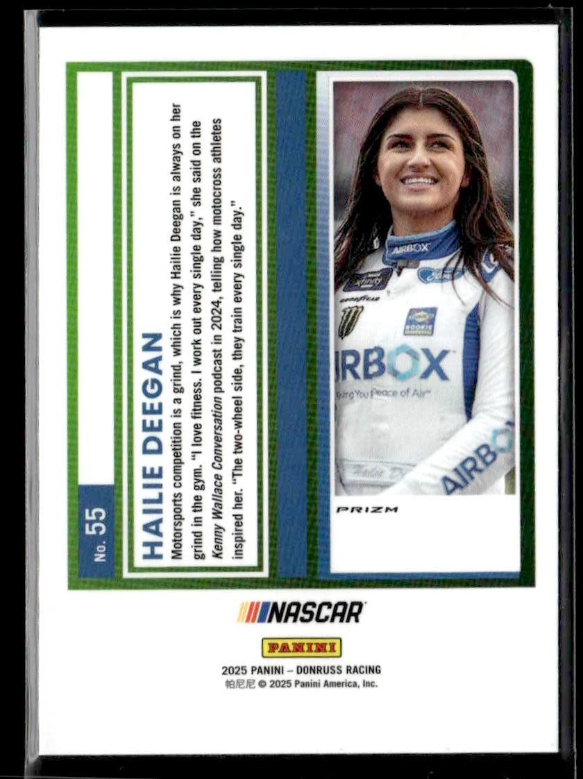 2025 Donruss #55 Hailie Deegan Optic Holo