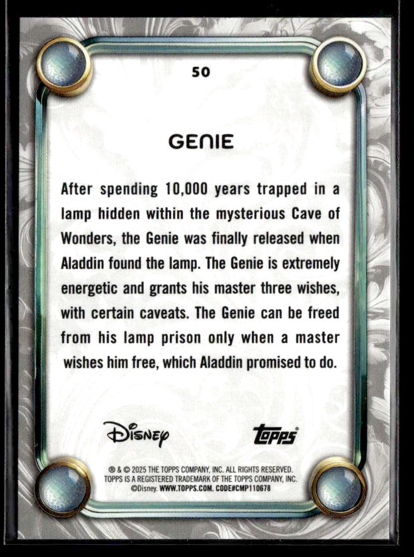 2025 Topps Disney Wonder #50 Genie