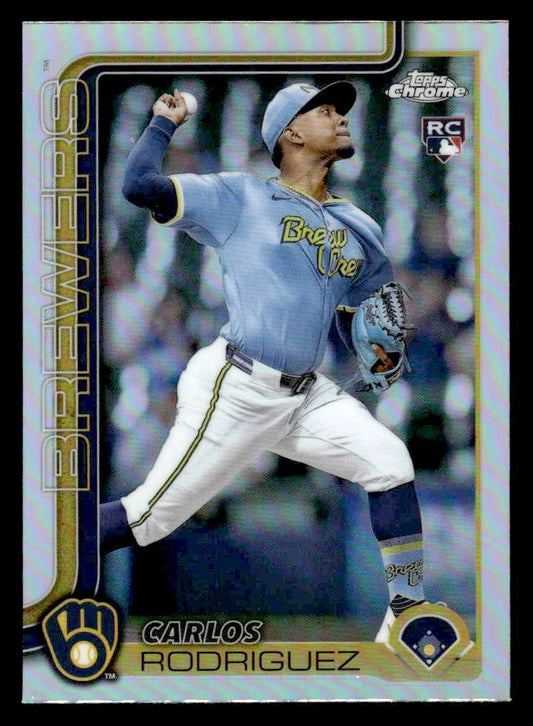 2025 Topps Chrome #201 Carlos Rodriguez Refractors
