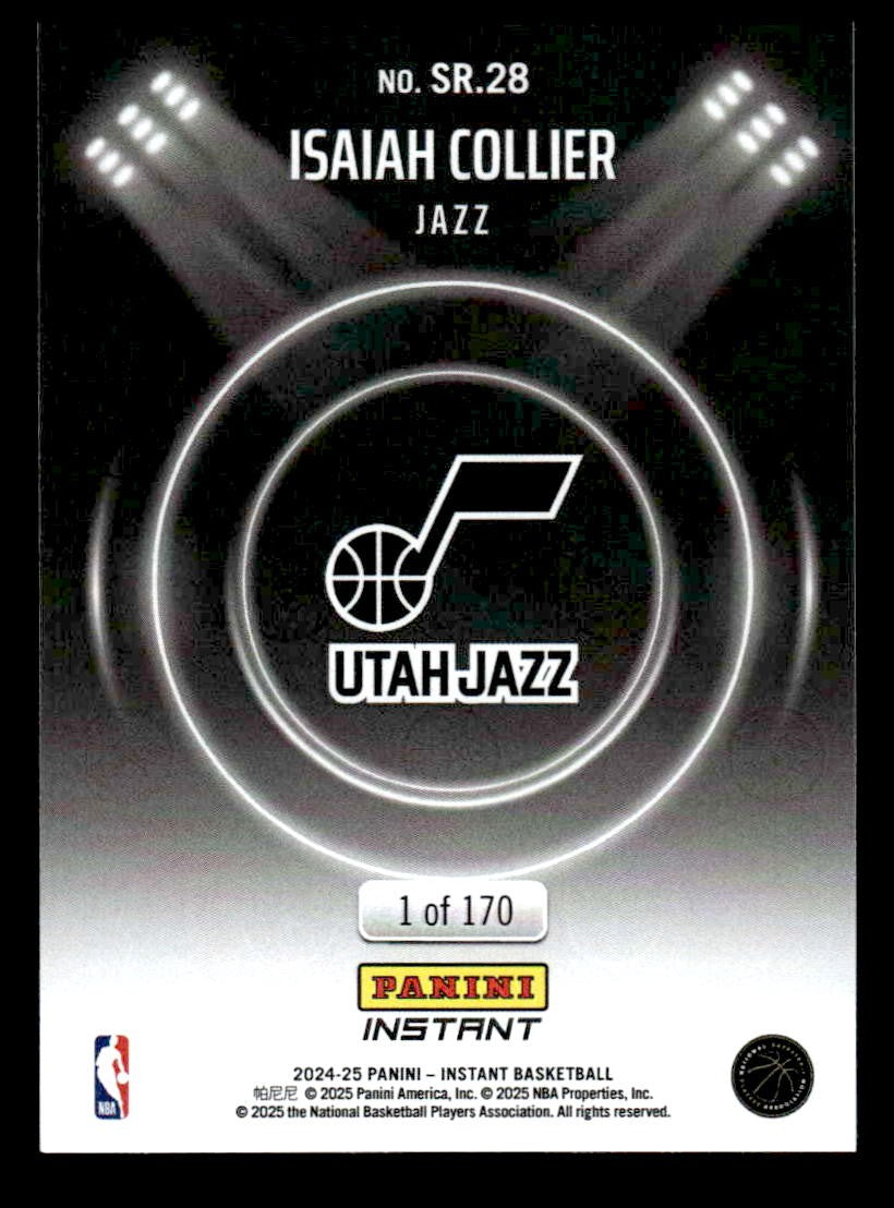 2024-25 Panini Instant NBA Spotlight Rookies #SR.28 Isaiah Collier