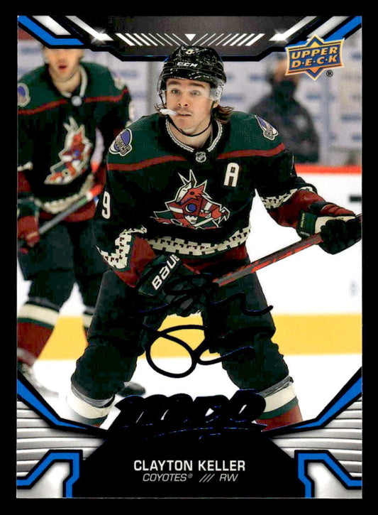 2022-23 Upper Deck MVP #84 Clayton Keller Blue Script