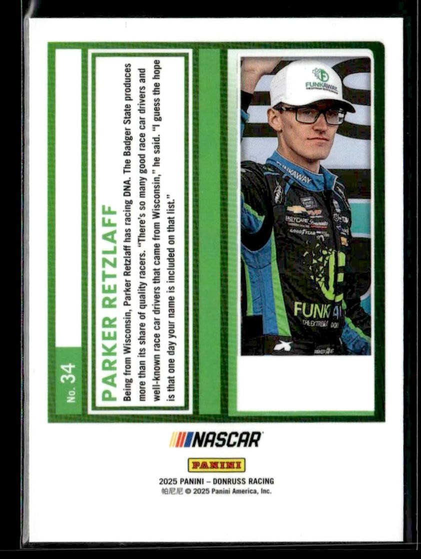 2025 Donruss #34 Parker Retzlaff Optic