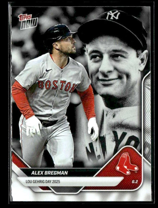 2025 Topps Now Lou Gehrig Day: Presented by Sarah Langs #LGD-AB Alex Bregman