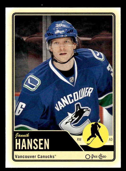 2012-13 O-Pee-Chee #138 Jannik Hansen