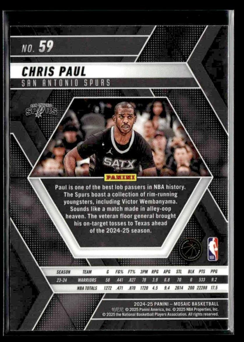 2024-25 Panini Mosaic #59 Chris Paul
