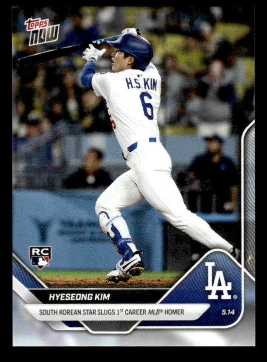 2025 Topps Now #182 Heyseong Kim 1st Career MLB Homer