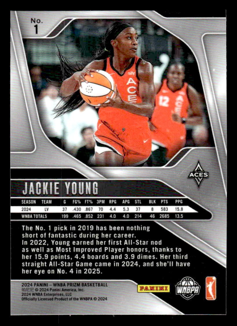 2024 Panini Prizm WNBA #1 Jackie Young