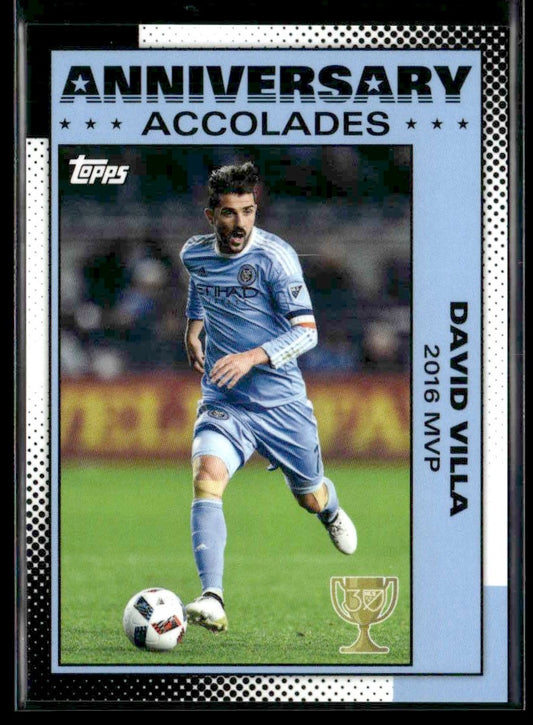 2025 Topps MLS 30th Anniv Collection #AA-4 David Villa Anniversary Accolades
