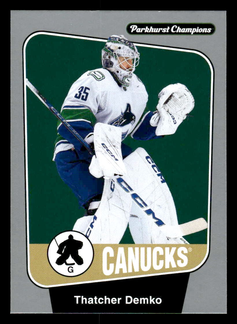 2024-25 Parkhurst Champions #84 Thatcher Demko Silver