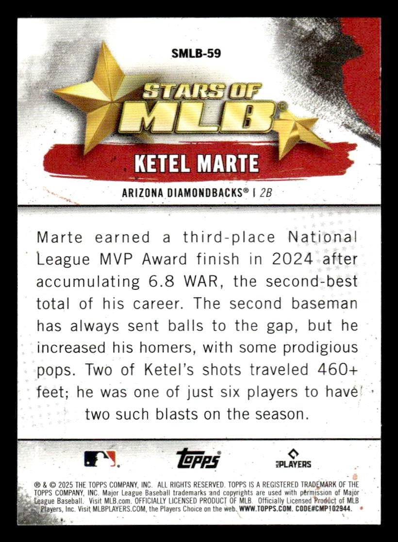 2025 Topps #SMLB-59 Ketel Marte Stars of MLB