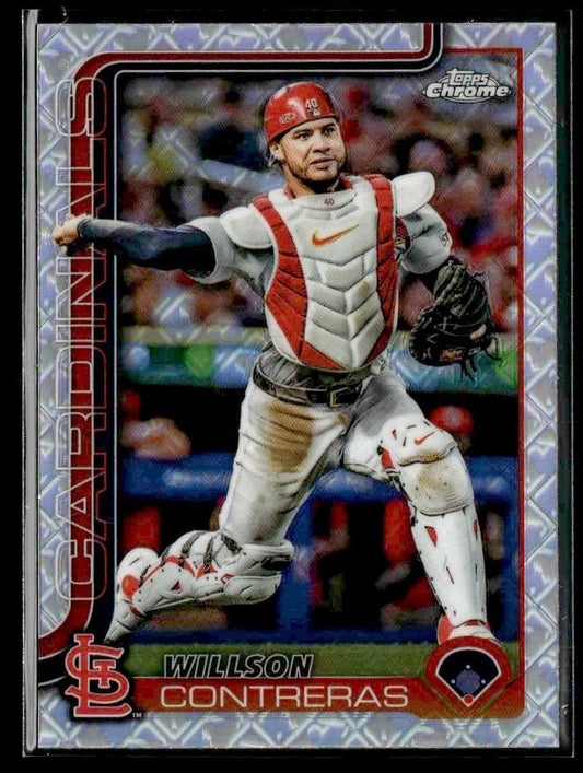 2025 Topps Chrome Logofractor Edition #82 Willson Contreras