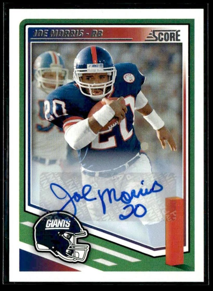 2025 Score #49 Joe Morris Base Signatures