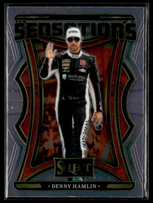 2025 Panini Select #8 Denny Hamlin Sensations