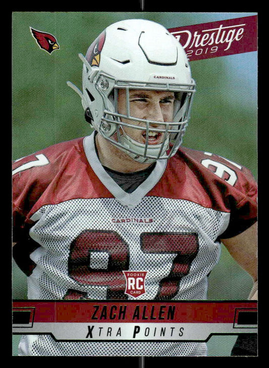 2019 Panini Prestige #212 Zach Allen Xtra Points Green
