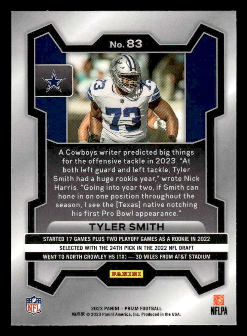 2023 Panini Prizm #83 Tyler Smith