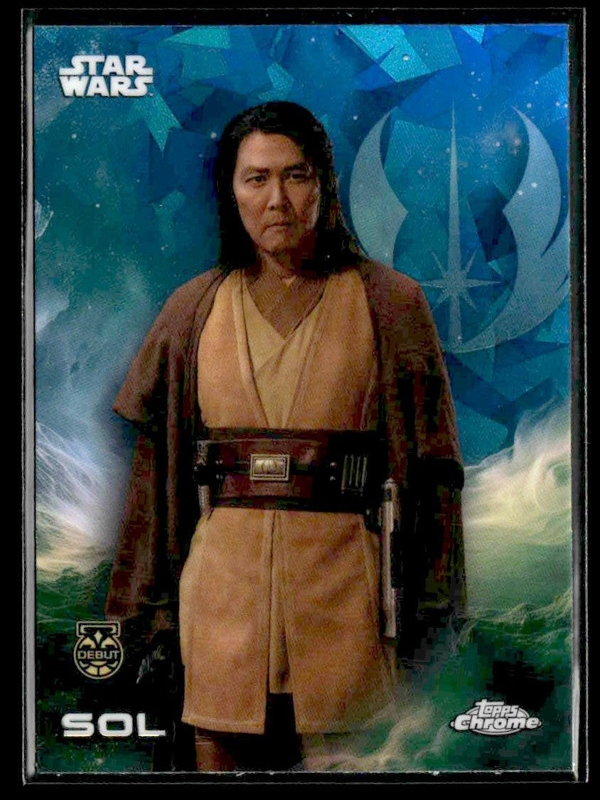 2025 Topps Chrome Sapphire Edition Star Wars #171 Sol Debut