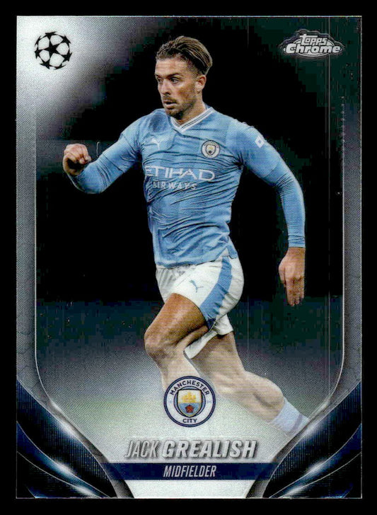 2023-24 Topps Chrome UEFA Club Competitions #124 Jack Grealish