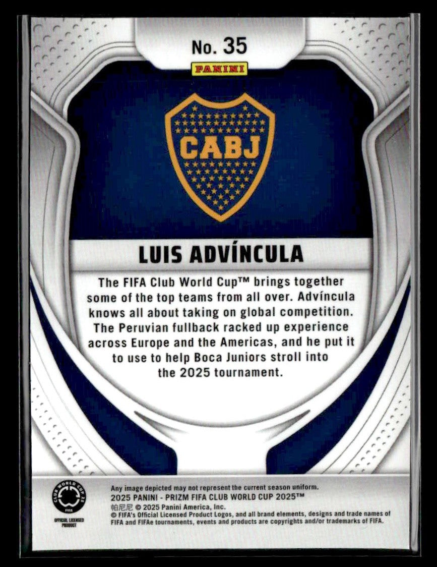 2025 Panini Prizm FIFA Club World Cup #35 Luis Advincula