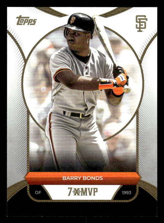 2025 Topps Welcome to the Club: 3 Times MVP #6 Barry Bonds