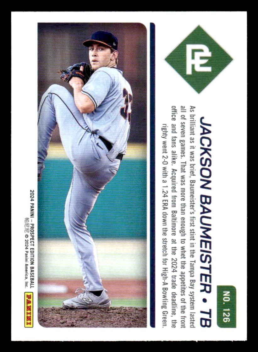 2024 Panini Prospect Edition #126 Jackson Baumeister