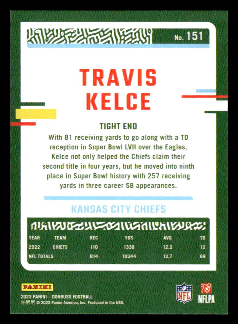 2023 Donruss #151 Travis Kelce