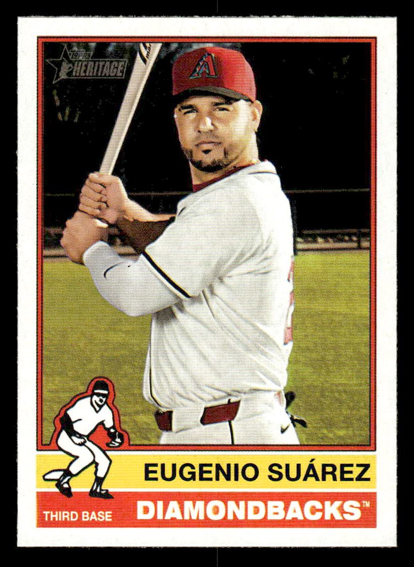2025 Topps Heritage #223 Eugenio Suárez