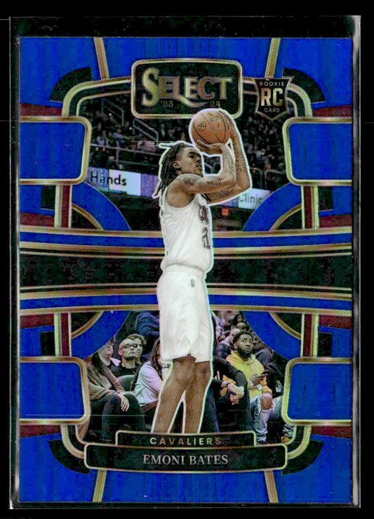 2023-24 Panini Select #67 Emoni Bates Blue Prizms