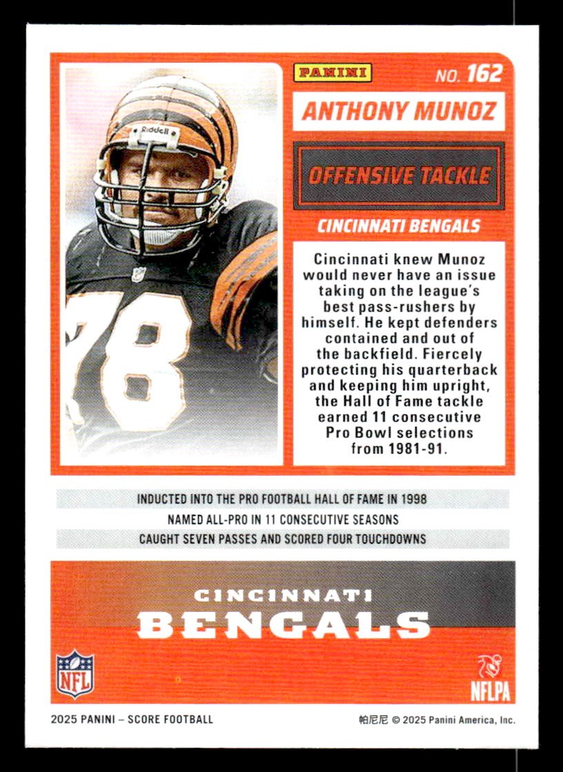 2025 Score #162 Anthony Munoz