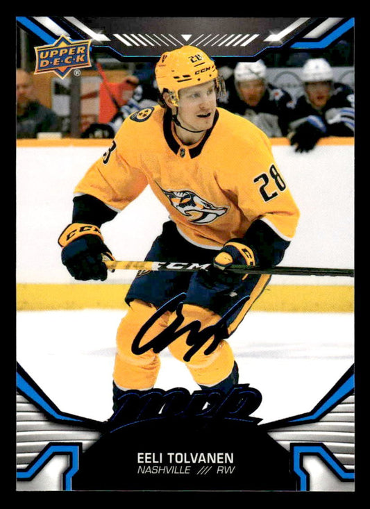 2022-23 Upper Deck MVP #113 Eeli Tolvanen Blue Script