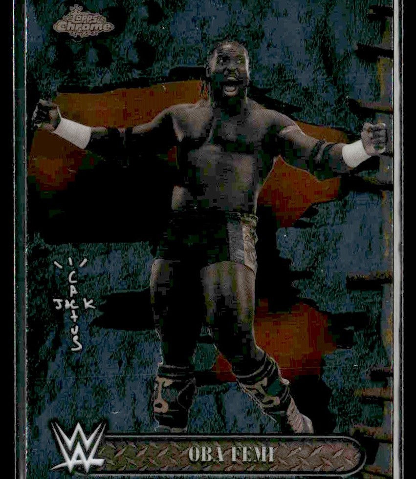 2025 Topps Chrome WWE x Cactus Jack #36 Oba Femi