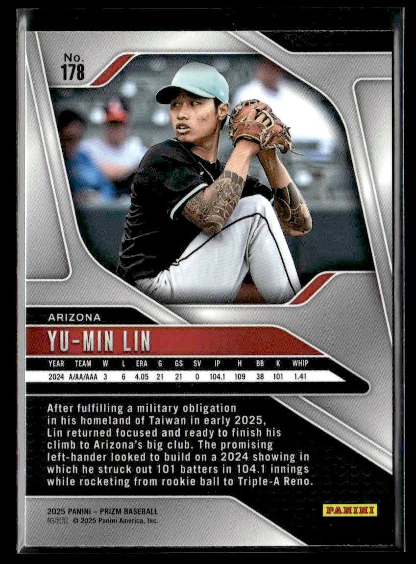 2025 Panini Prizm #178 Yu-Min Lin