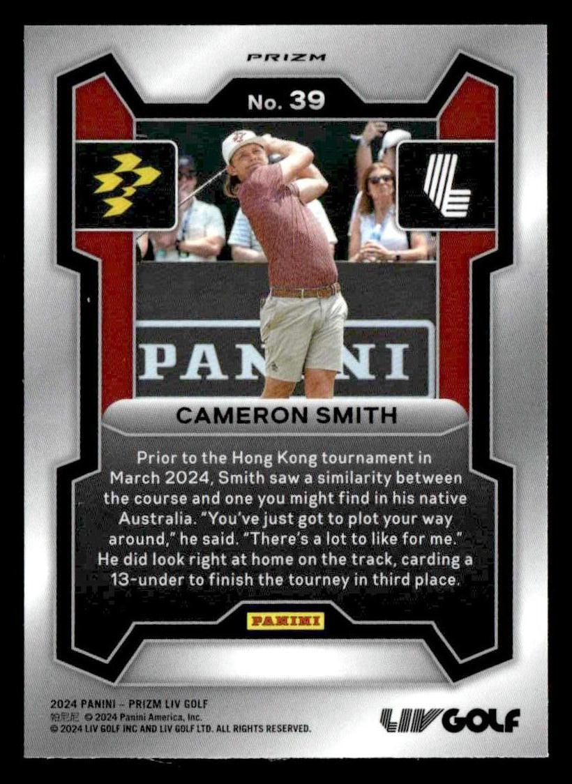 2024 Panini Prizm LIV #39 Cameron Smith Silver