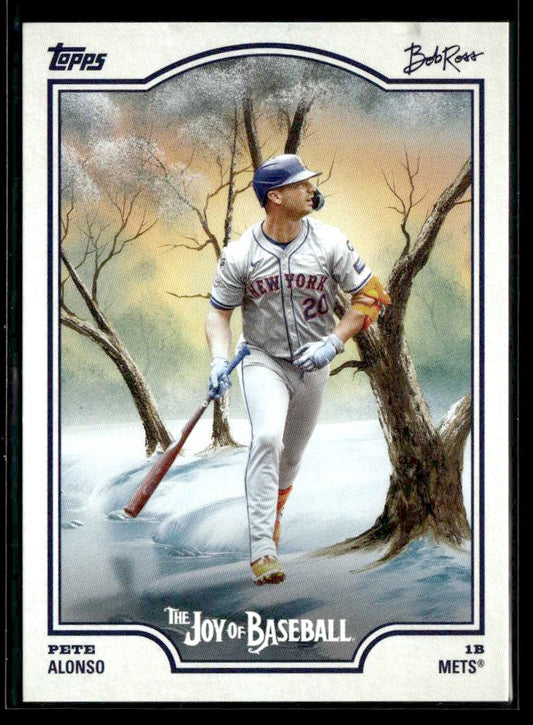 2025 Topps x Bob Ross: The Joy of Baseball #20 Pete Alonso