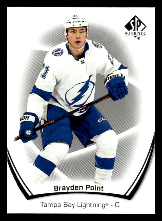 2021-22 SP Authentic #17 Brayden Point