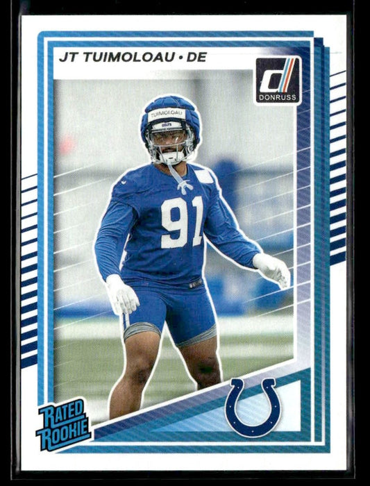2025 Donruss #398 JT Tuimoloau Rated Rookie
