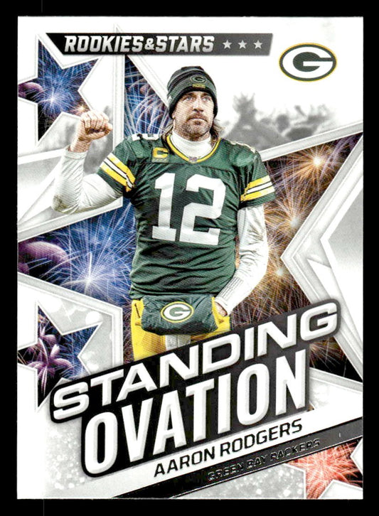 2022 Panini Rookies & Stars #SO-3 Aaron Rodgers Standing Ovation