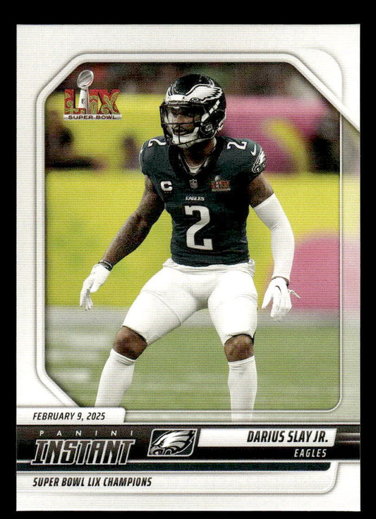2024 Panini Instant Eagles Super Bowl LIX Champions #22 Darius Slay Jr.