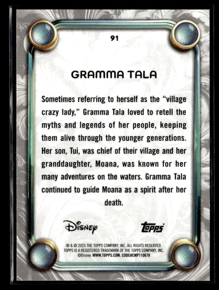 2025 Topps Disney Wonder #91 Gramma Tala