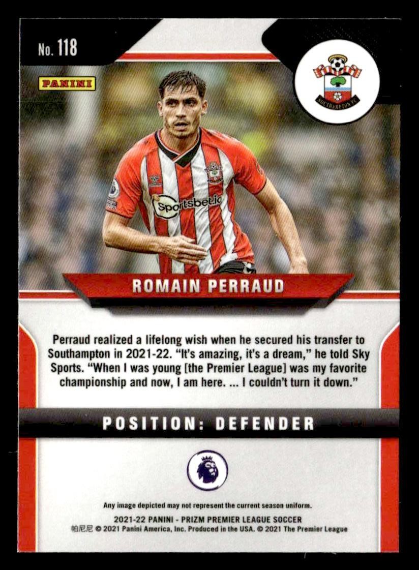 2021-22 Panini Prizm Premier League #118 Romain Perraud