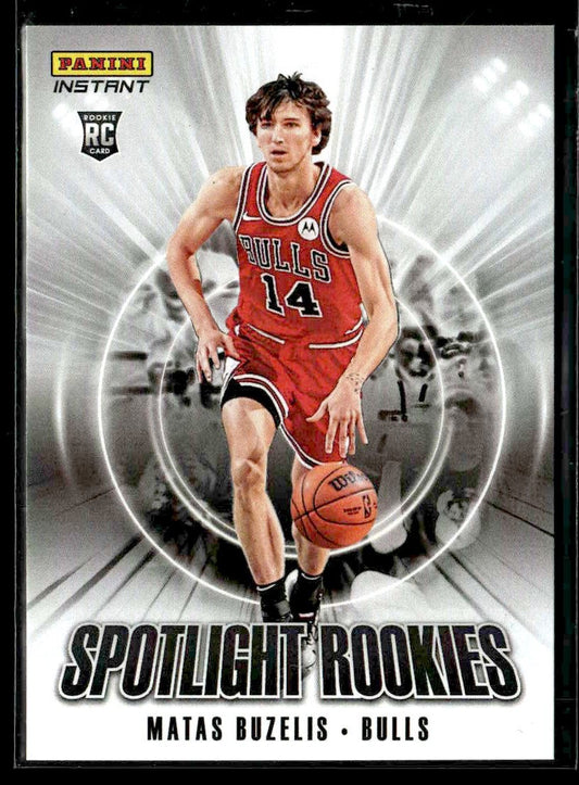 2024-25 Panini Instant NBA Spotlight Rookies #SR.11 Matas Buzelis Black #/1