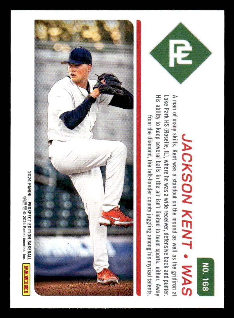 2024 Panini Prospect Edition #168 Jackson Kent