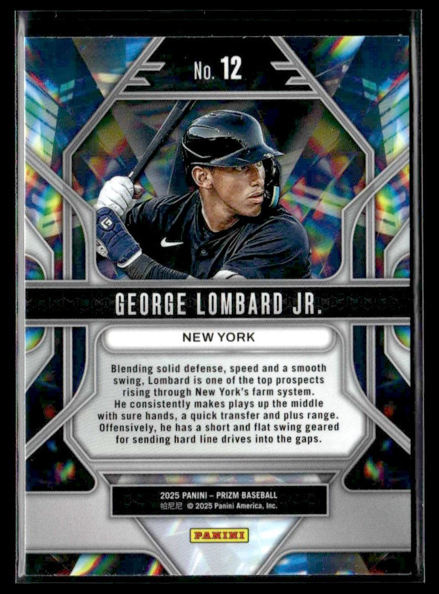 2025 Panini Prizm #12 George Lombard Jr. Prizmatic